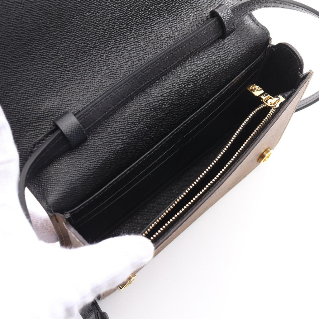 Louis Vuitton Book Wallet on Chain Monogram 2way Shoulder Bag