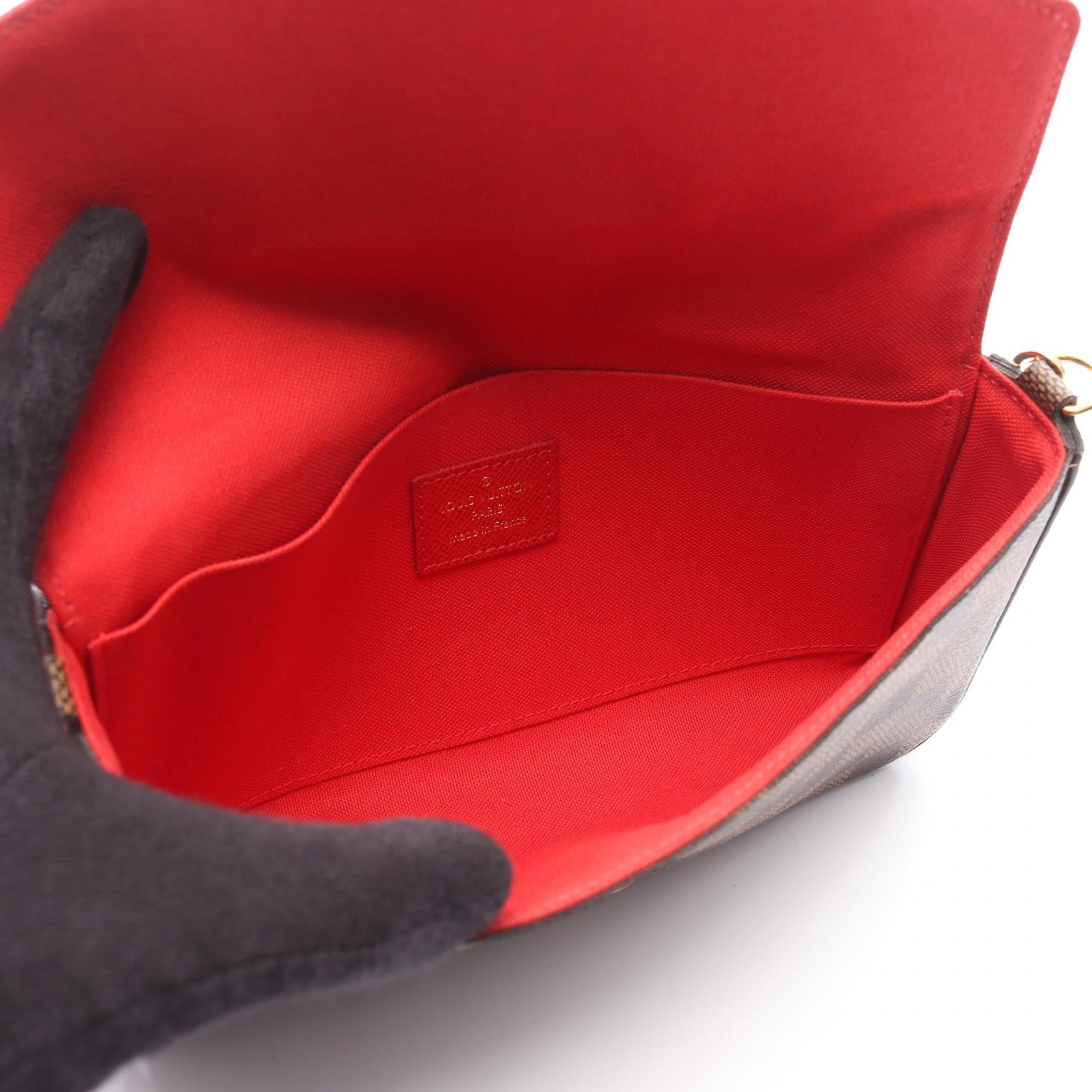 Louis Vuitton Pochette Felicie Damier Shoulder Bag