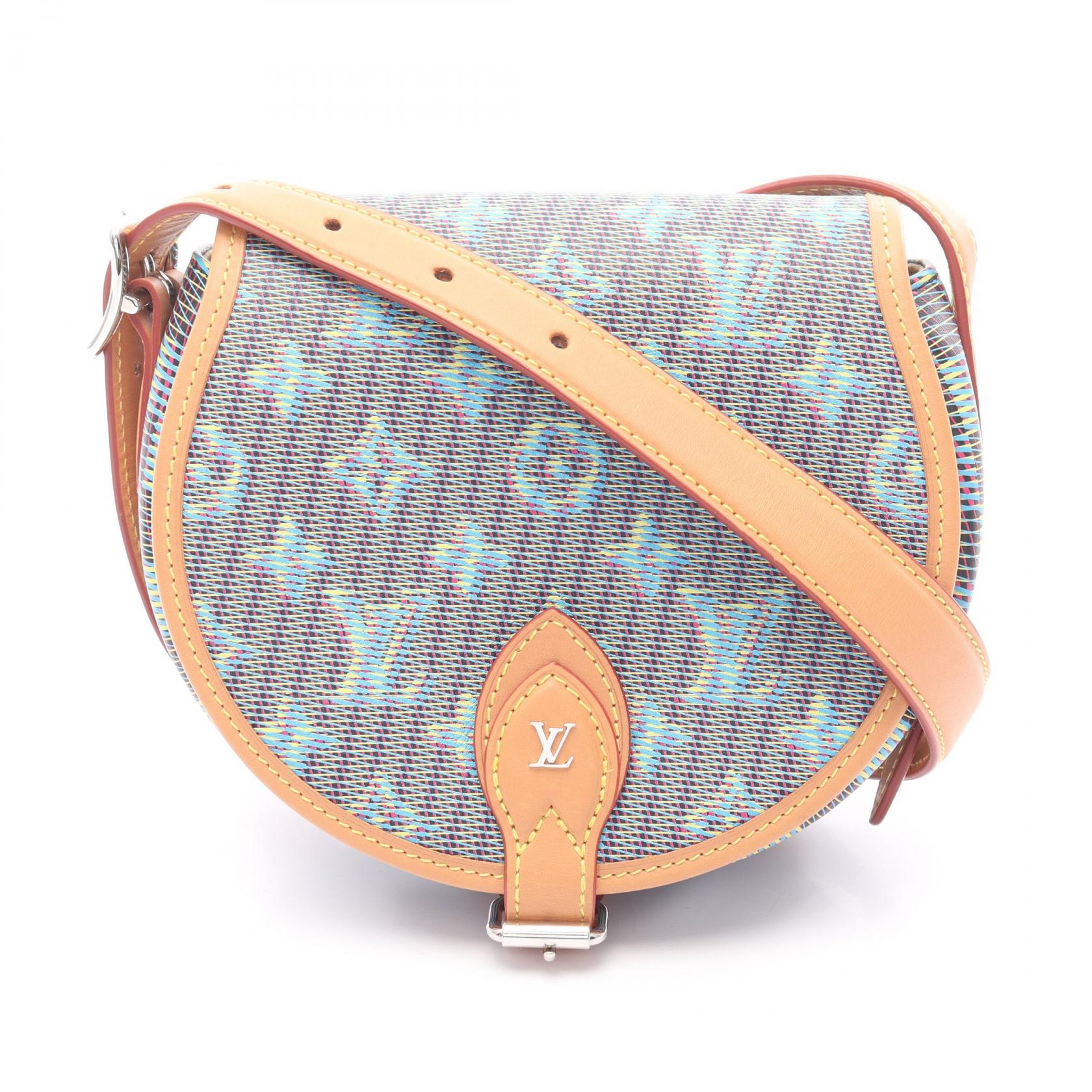 Louis Vuitton Tambourin Monogram Leather Shoulder Bag