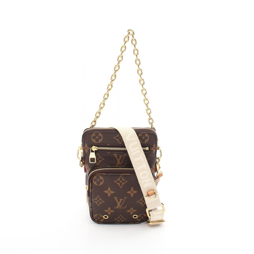 Louis Vuitton Utility Monogram Coated Canvas Shoulder Bag