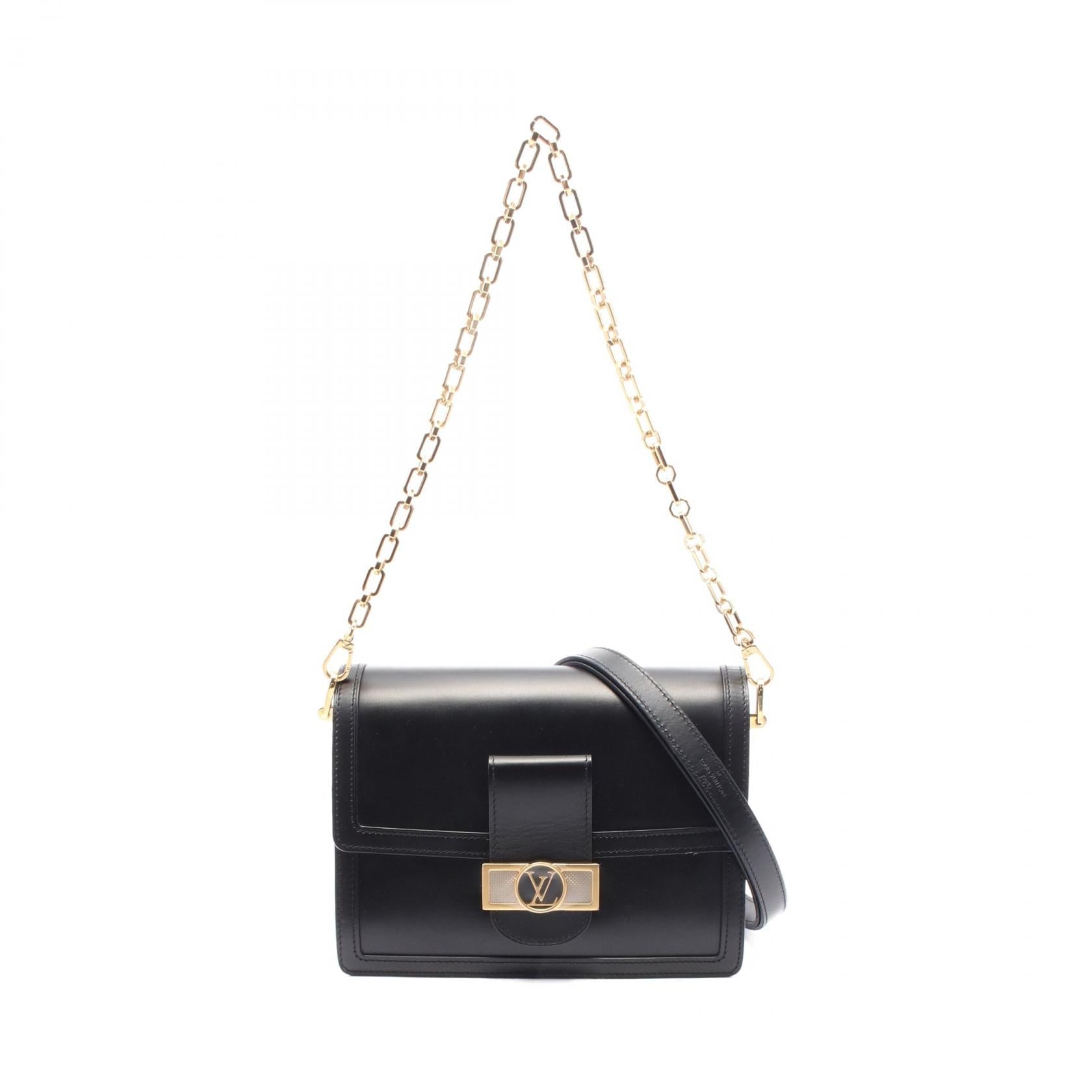 Louis Vuitton Dauphine MM Leather Shoulder Bag
