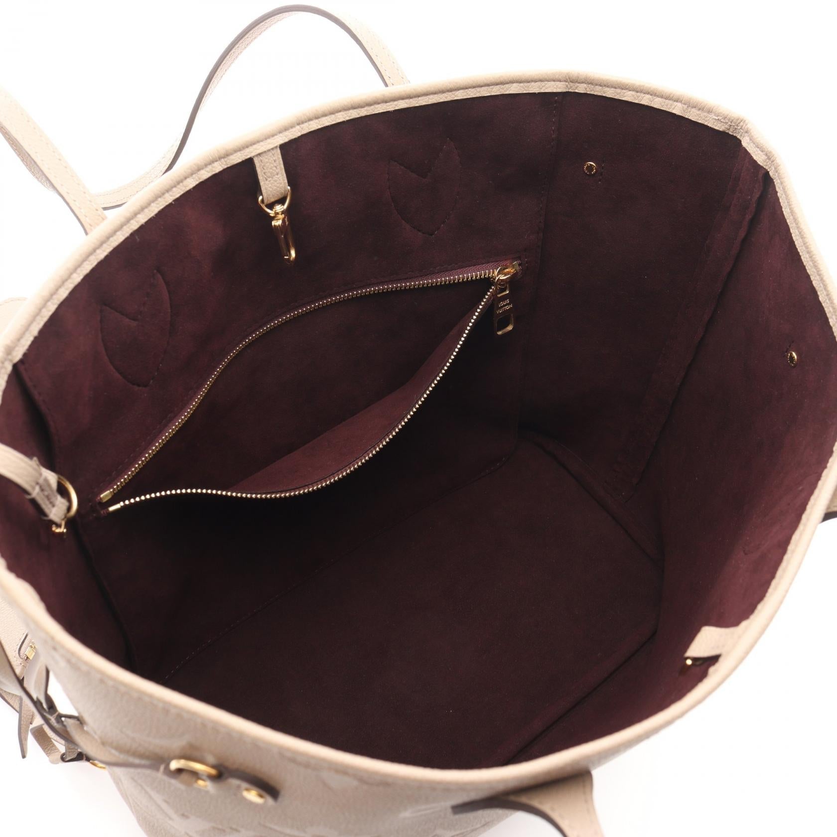 Louis Vuitton Neverfull Monogram Empreinte Tote Bag