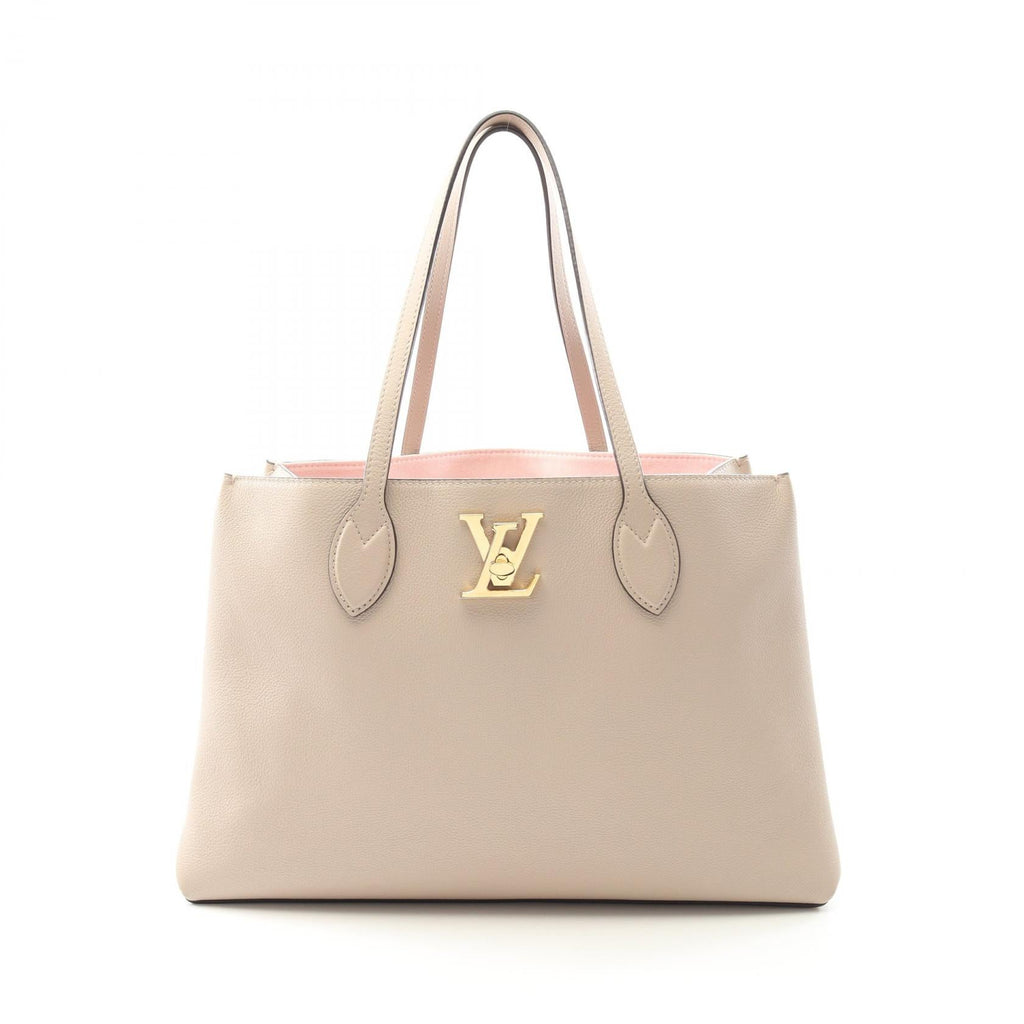 Louis Vuitton Lockme Shopper Leather Tote Bag