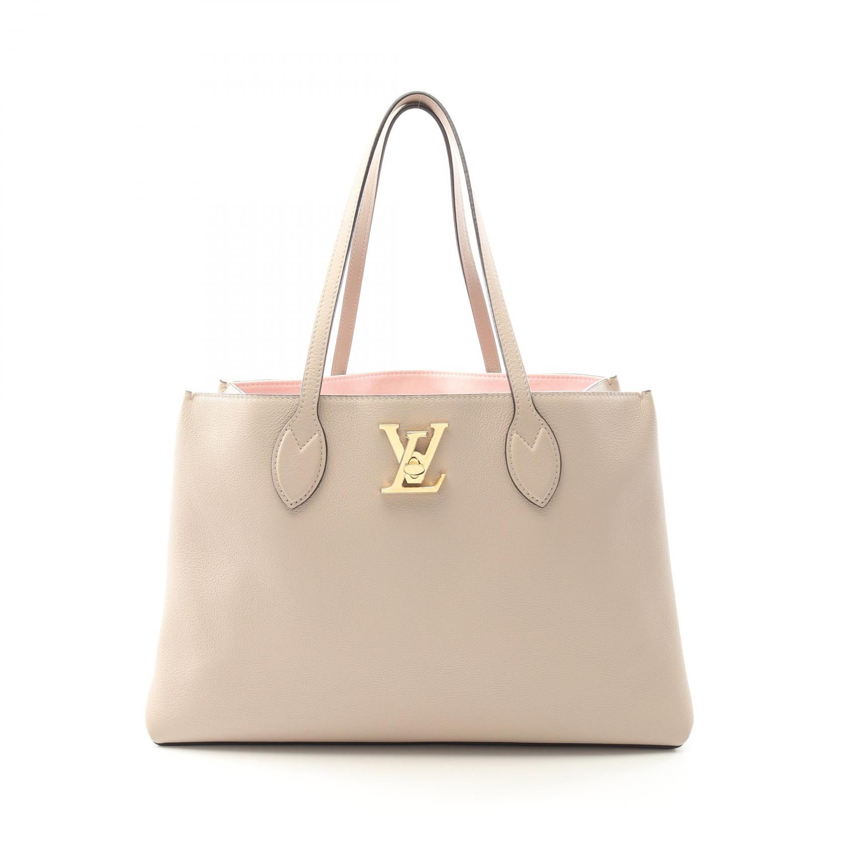 Louis Vuitton Lockme Shopper Leather Tote Bag