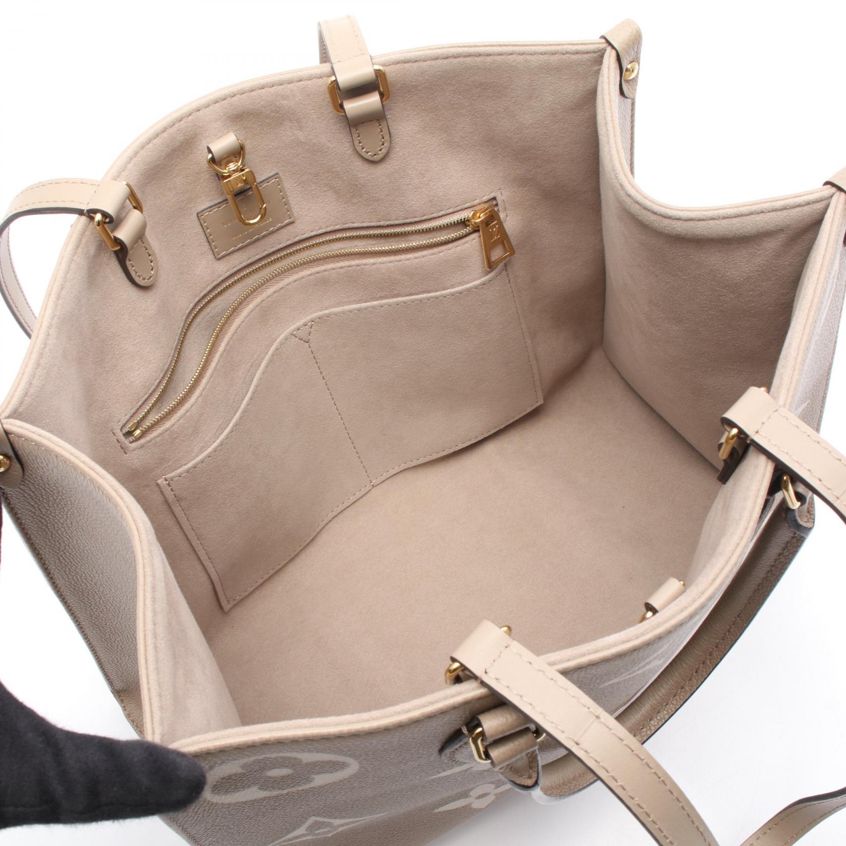 Louis Vuitton OnTheGo MM Monogram Empreinte Tote Bag