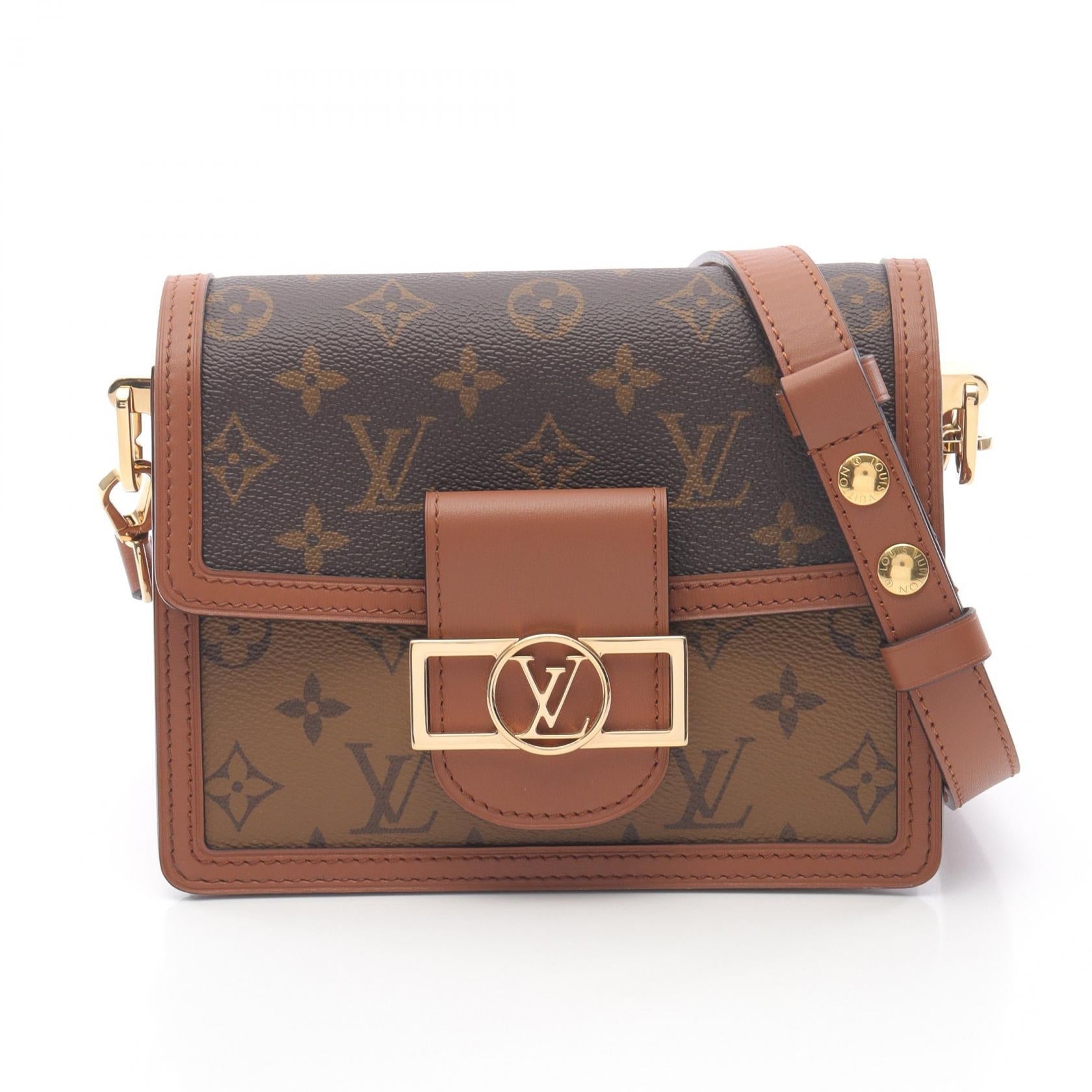 Louis Vuitton Dauphine MINI Monogram Coated Canvas Shoulder Bag