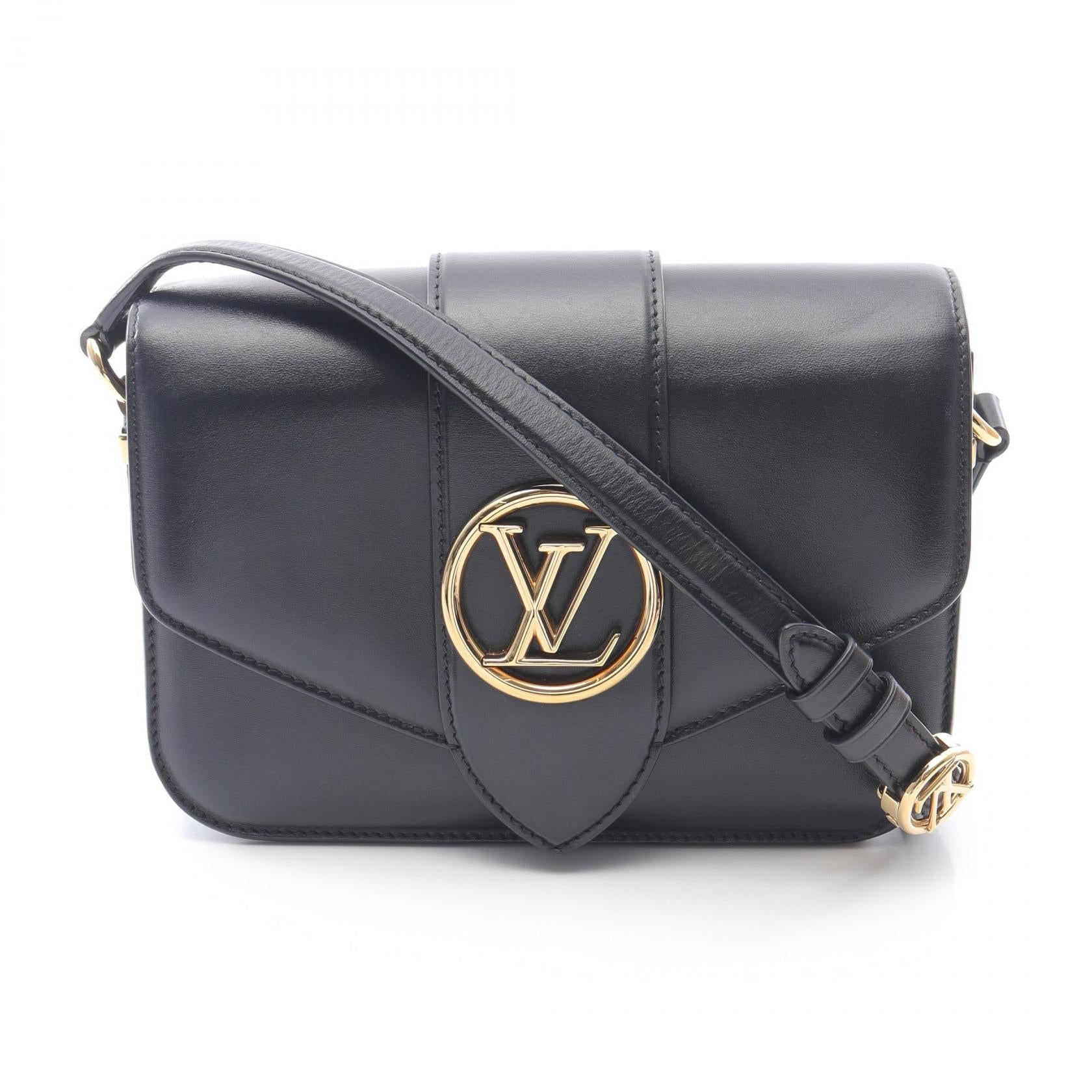 Louis Vuitton LV Pont 9 Leather Shoulder Bag