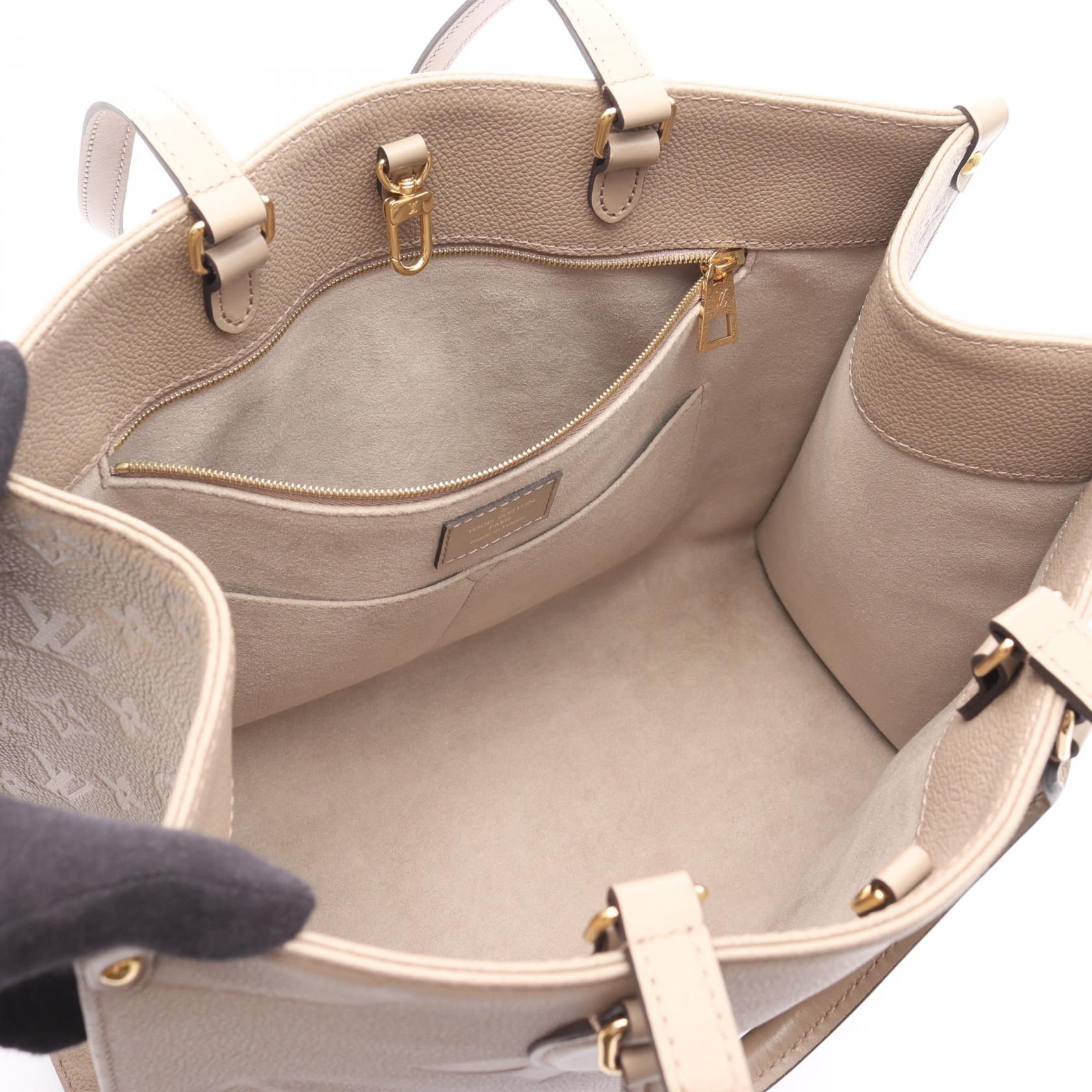 Louis Vuitton OnTheGo MM Monogram Empreinte Tote Bag