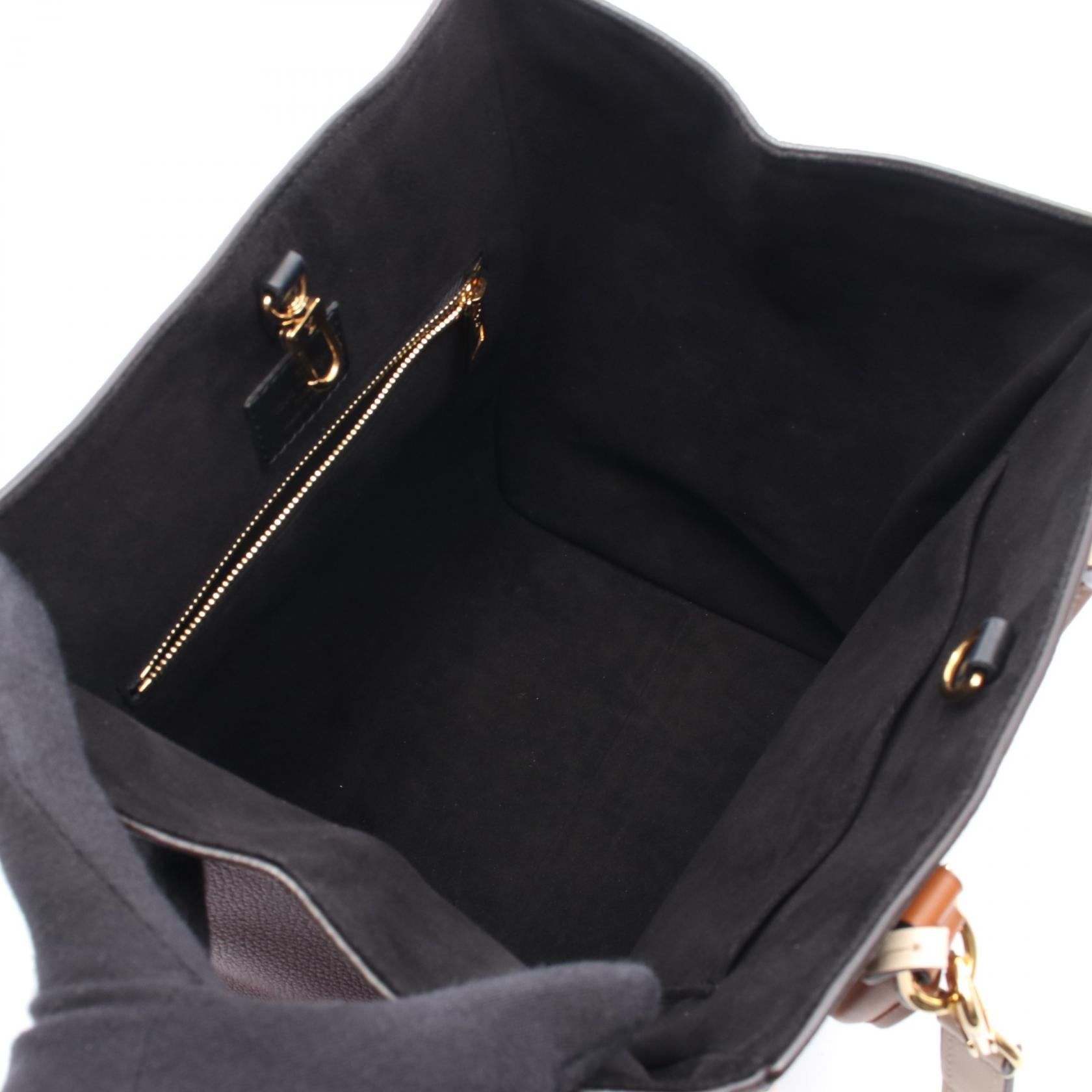 Louis Vuitton Fold Tote MM Monogram 2way Bag