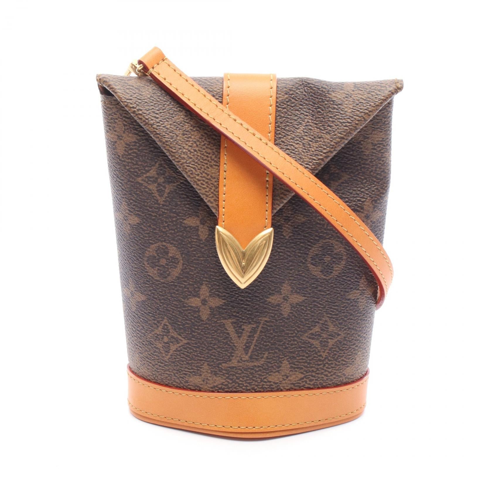 Louis Vuitton Envelope Pouch Coated Canvas Shoulder Bag