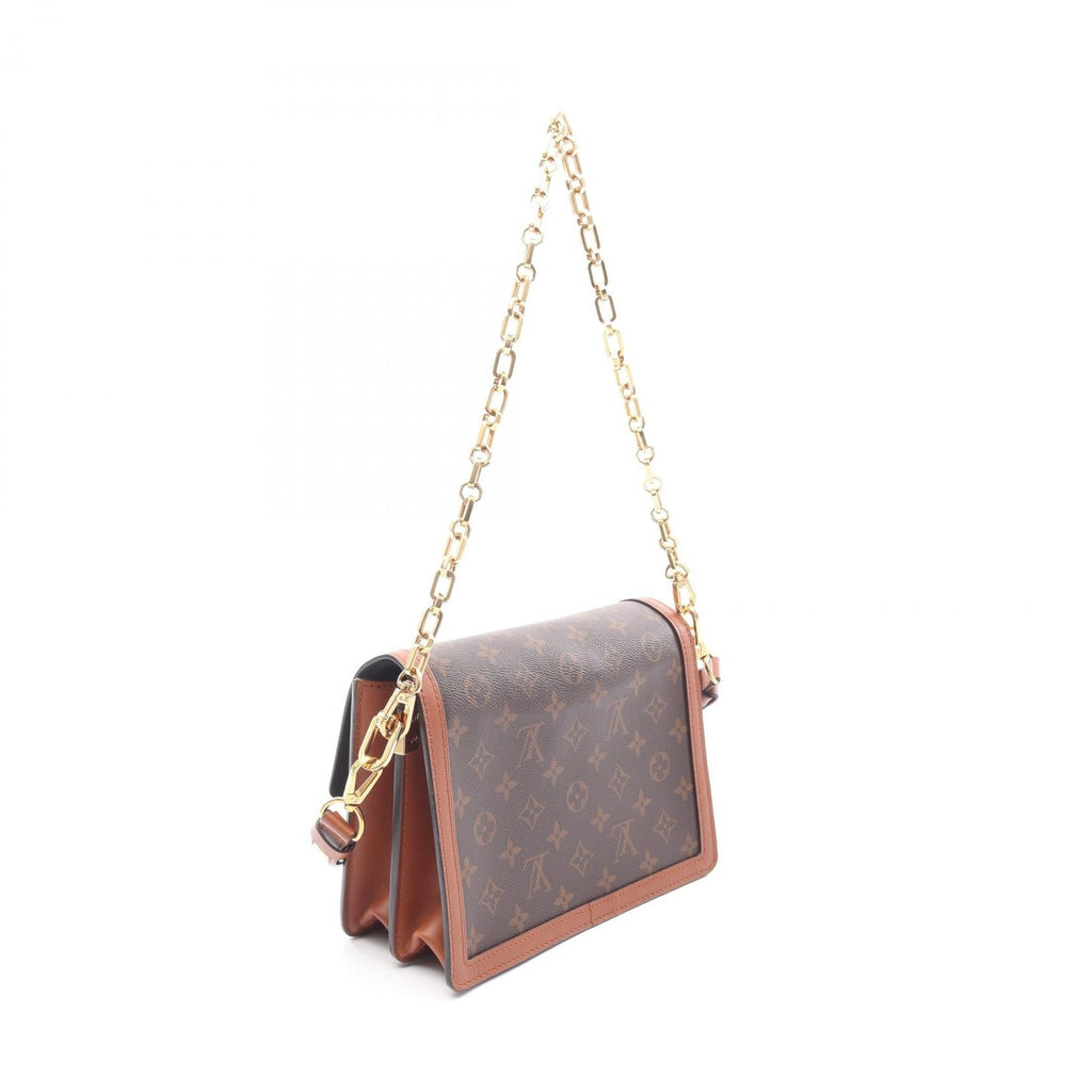 Louis Vuitton Dauphine MM Monogram Coated Canvas Shoulder Bag