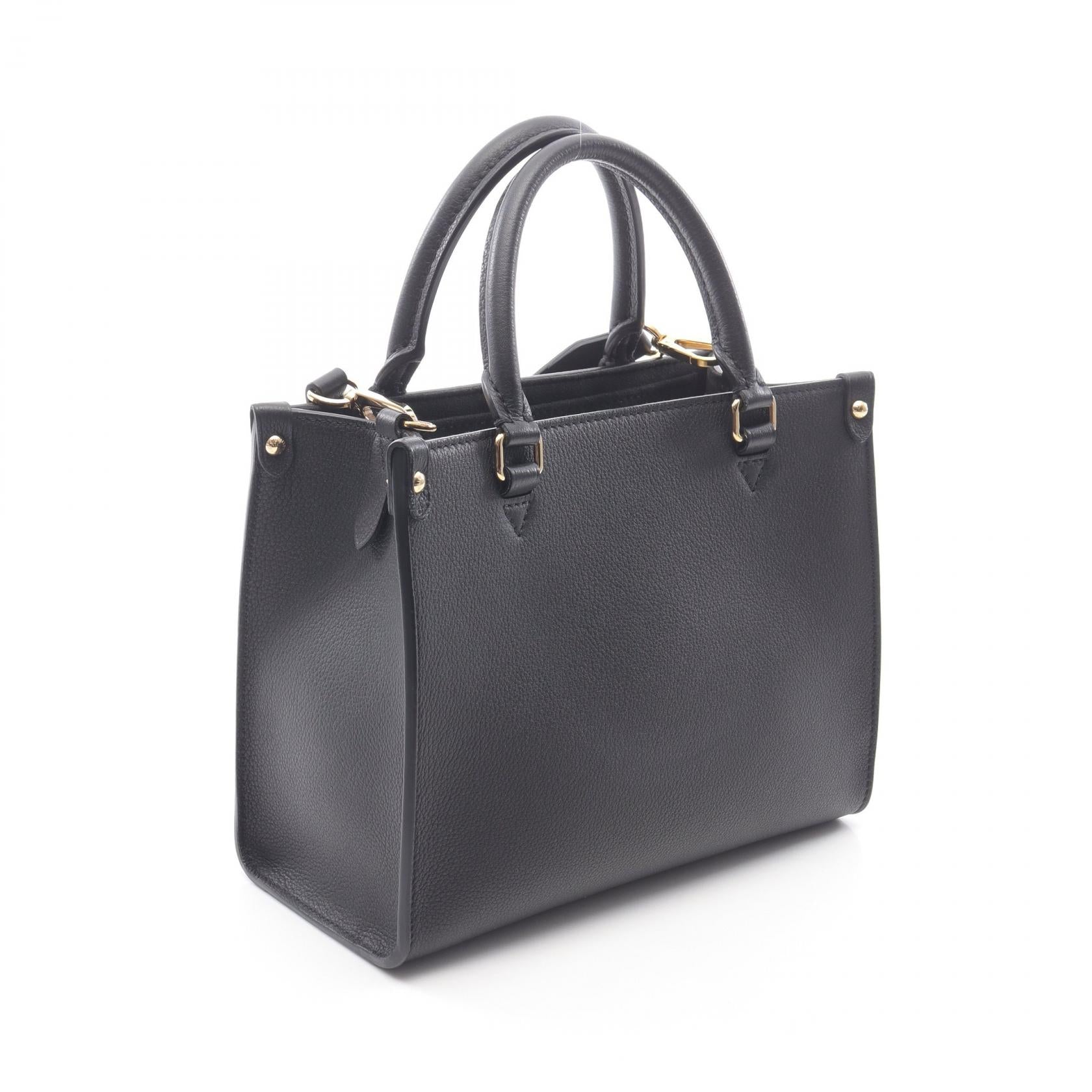 Louis Vuitton Lock & Go Grained Calf Leather Shoulder Bag