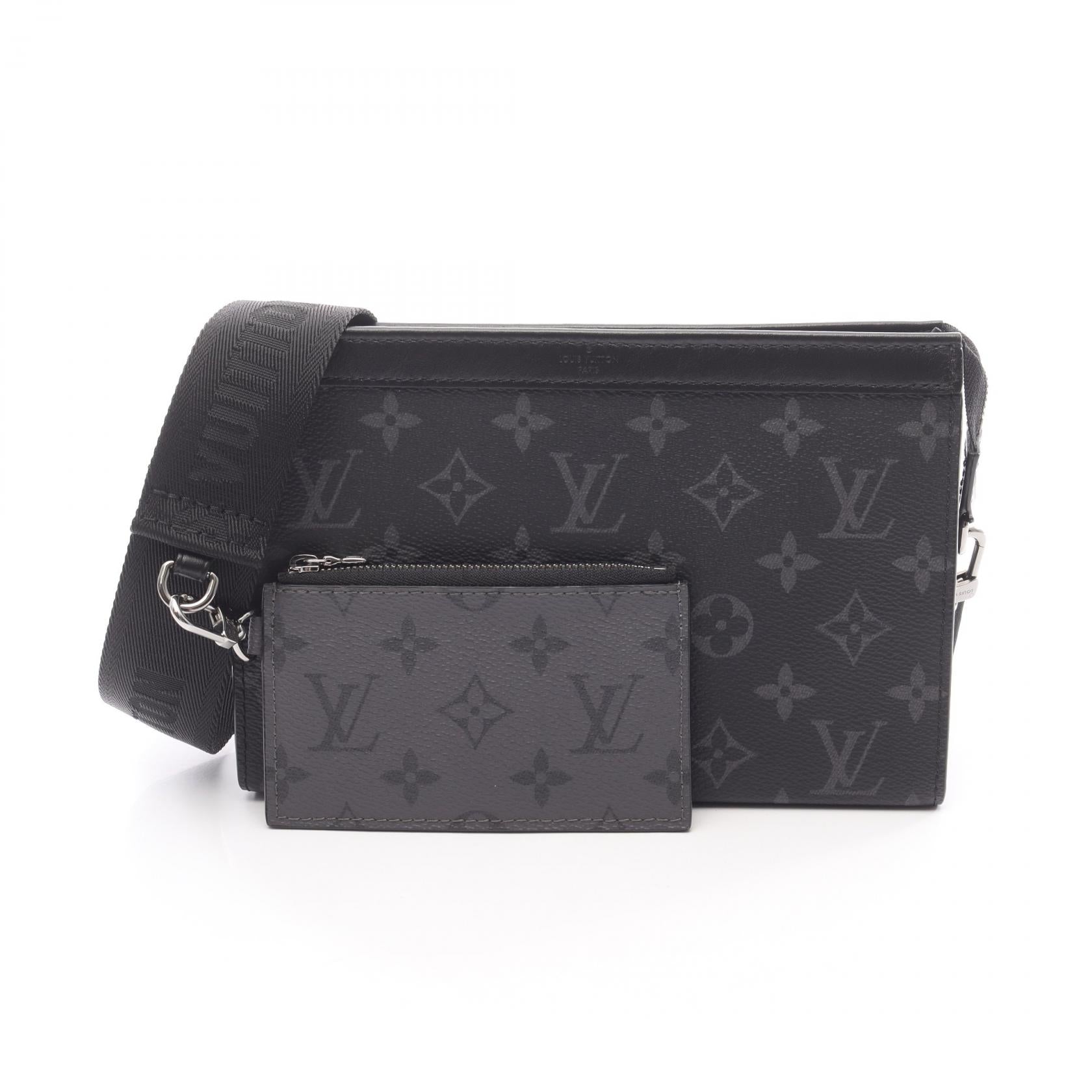 Louis Vuitton Gaston Wearable Wallet PVC Coated Canvas Shoulder Bag