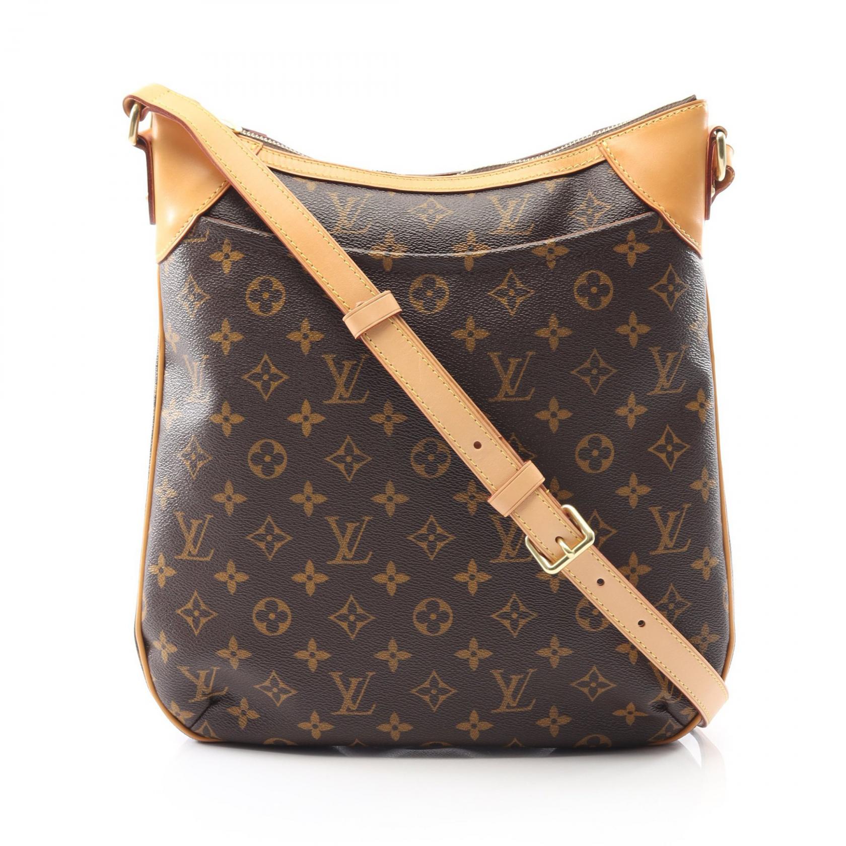 Louis Vuitton Odeon MM Monogram Coated Canvas Shoulder Bag