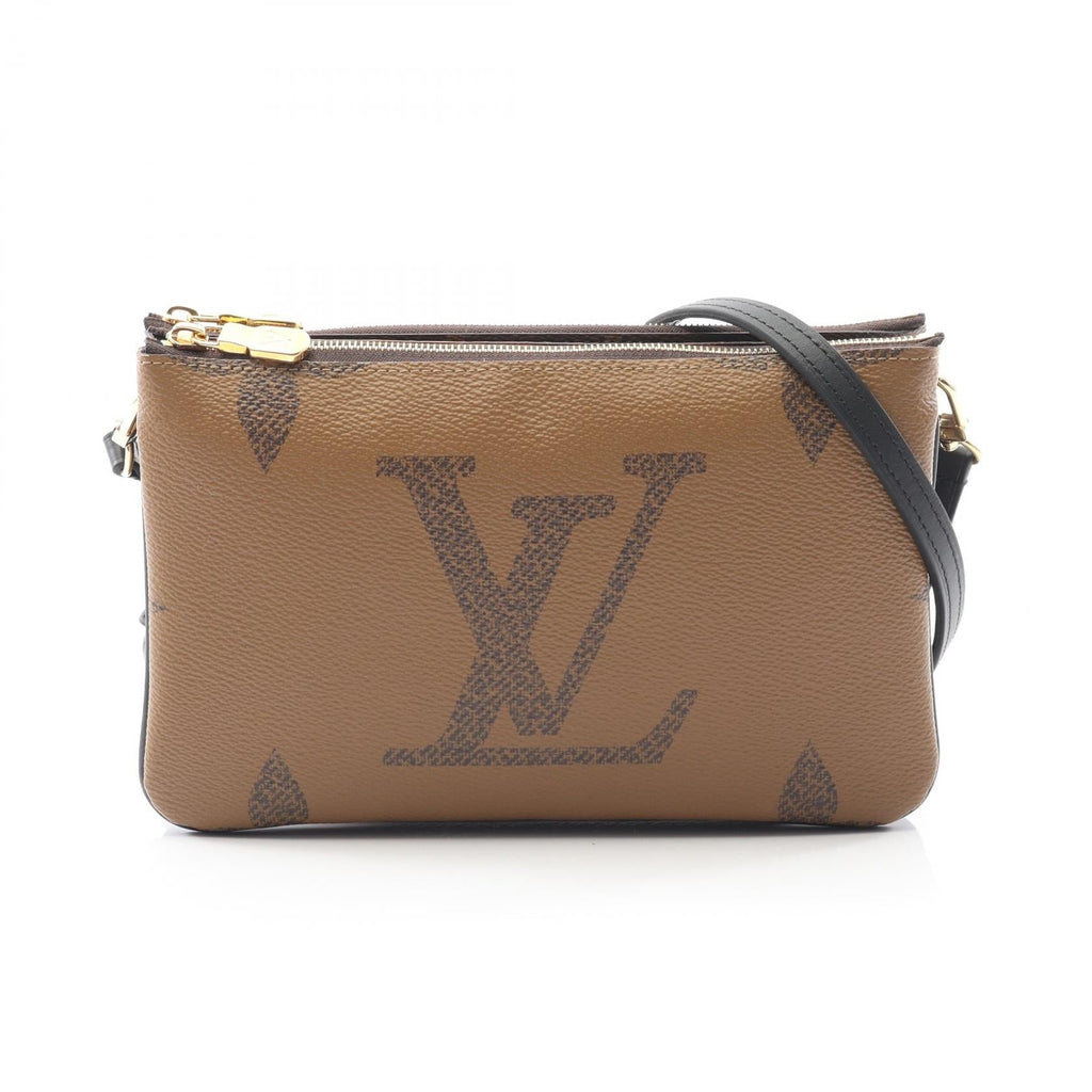 Louis Vuitton Pochette Double Zip Monogram Giant Reverse Shoulder Bag