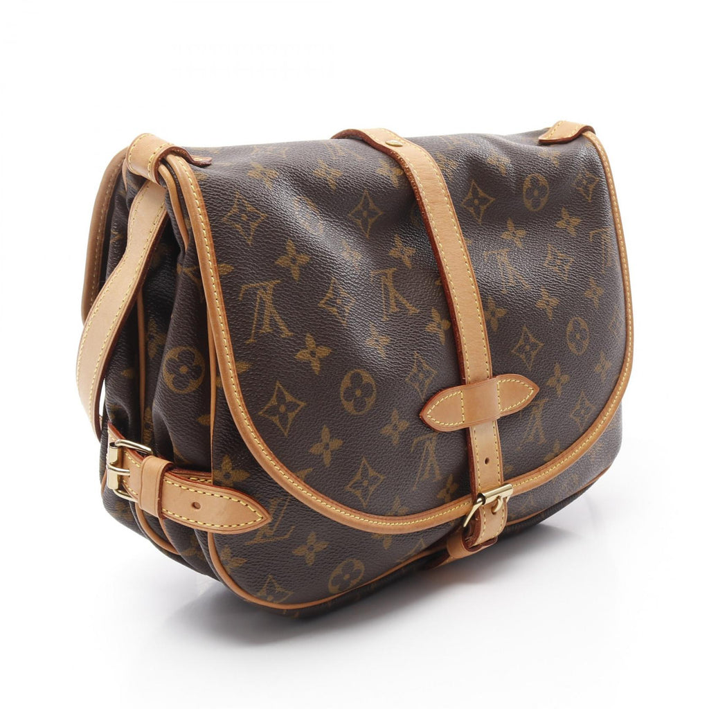 Louis Vuitton Saumur Monogram Coated Canvas Shoulder Bag