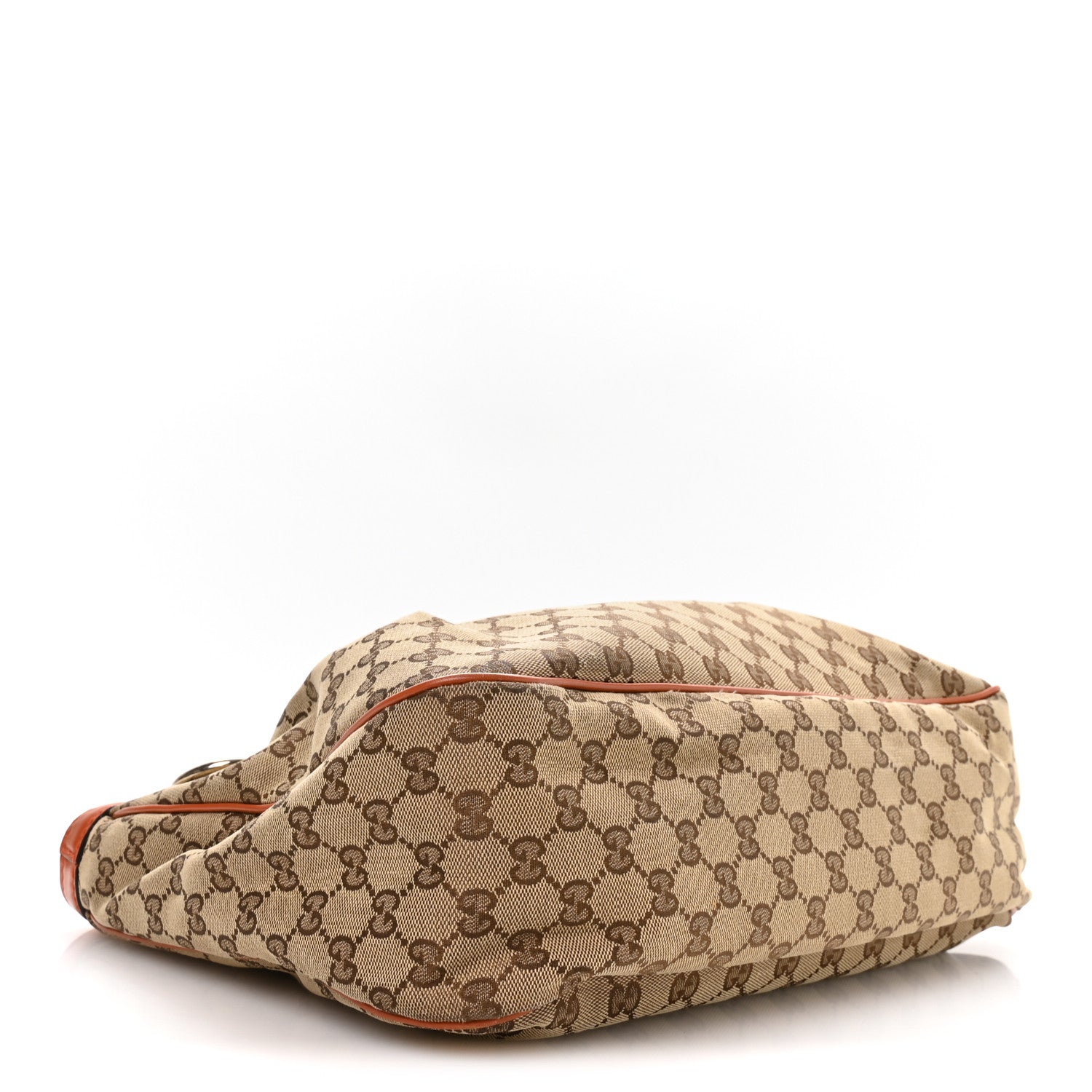 Monogram Medium Sukey Top Handle Tote Beige Orange