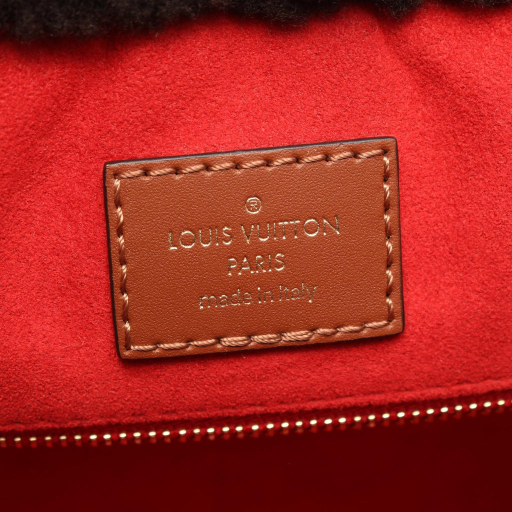 Louis Vuitton Onthego GM Monogram Teddy Leather Tote Bag