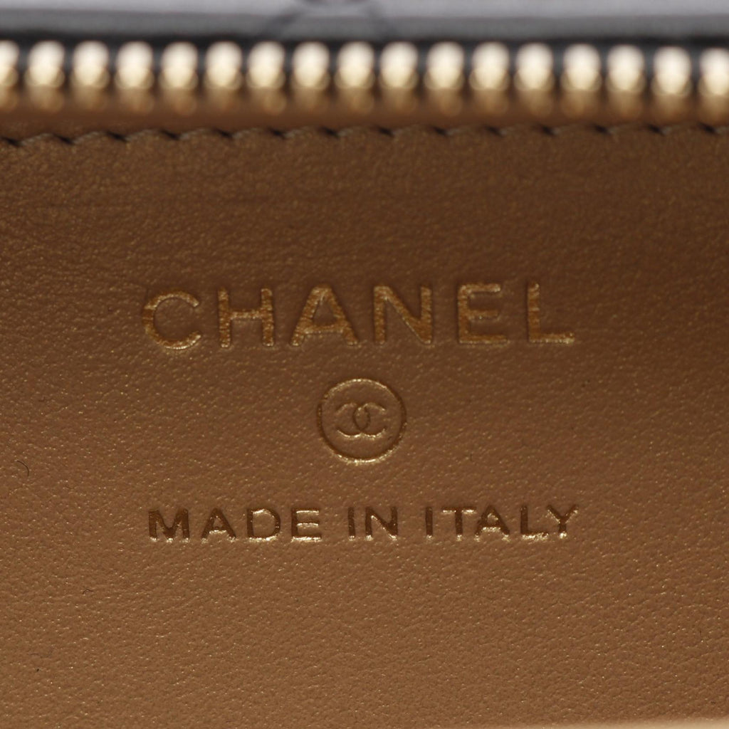 Chanel Matelasse Vanity Mini Card Case Lambskin Shoulder Bag