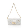 Louis Vuitton Dauphine EW Monogram Leather Shoulder Bag