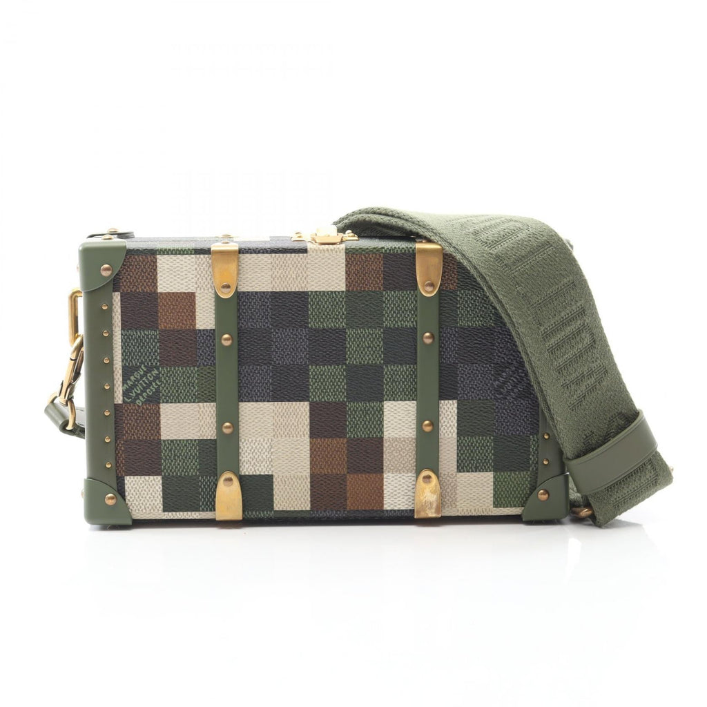 Louis Vuitton Neo Wallet Trunk PVC Coated Canvas Leather Shoulder Bag