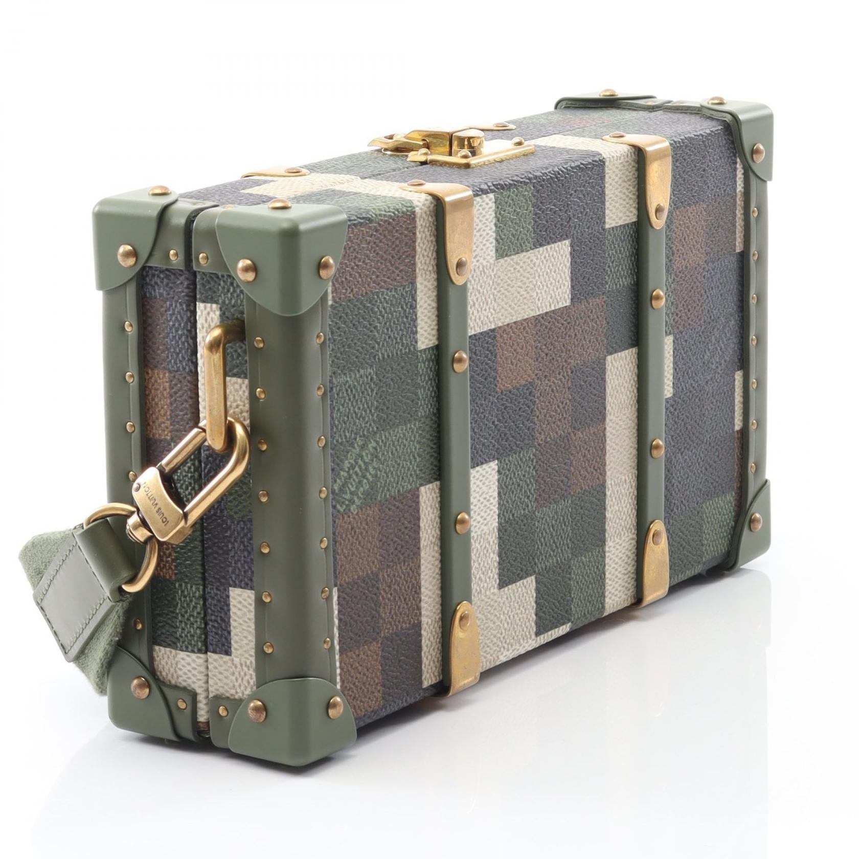 Louis Vuitton Neo Wallet Trunk PVC Coated Canvas Leather Shoulder Bag