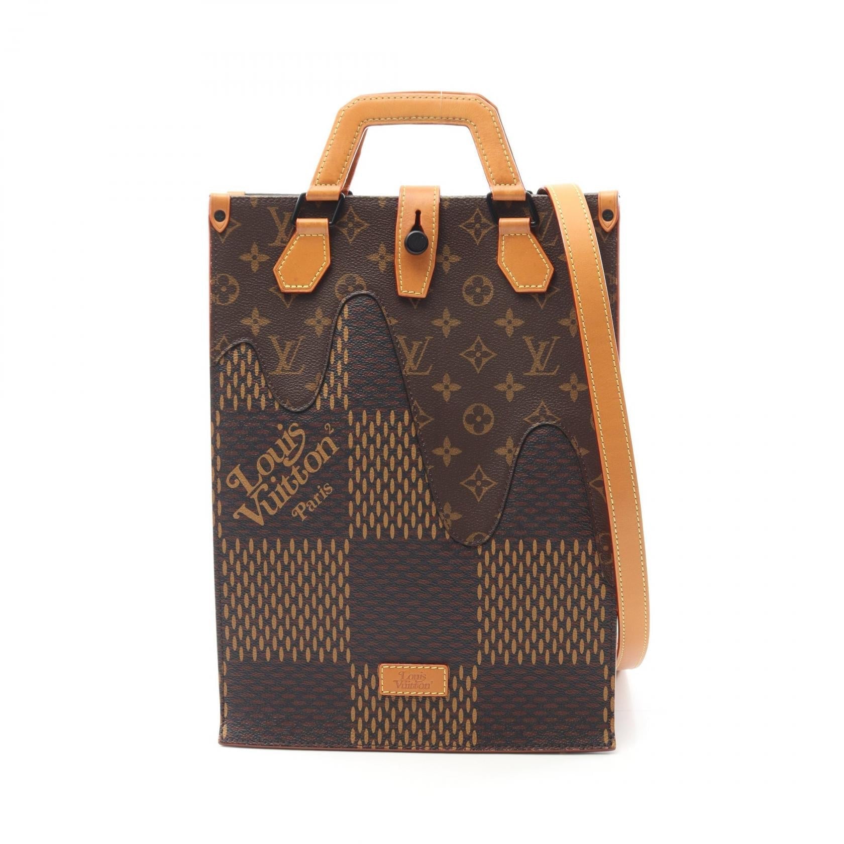 Louis Vuitton LOUIS VUITTON × NIGO LV Squared Damier Ebene Giant Monogram Tote Bag