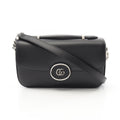 Gucci Double G Leather Shoulder Bag