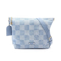 Louis Vuitton Vagabond Denim Leather Shoulder Bag