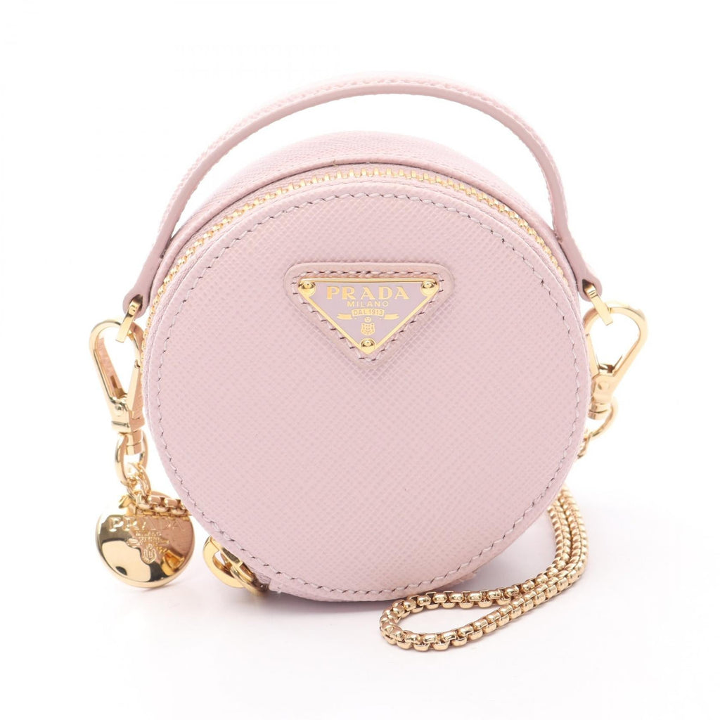 Prada Saffiano Triangle Mini Shoulder Bag