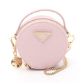 Prada Saffiano Triangle Mini Shoulder Bag