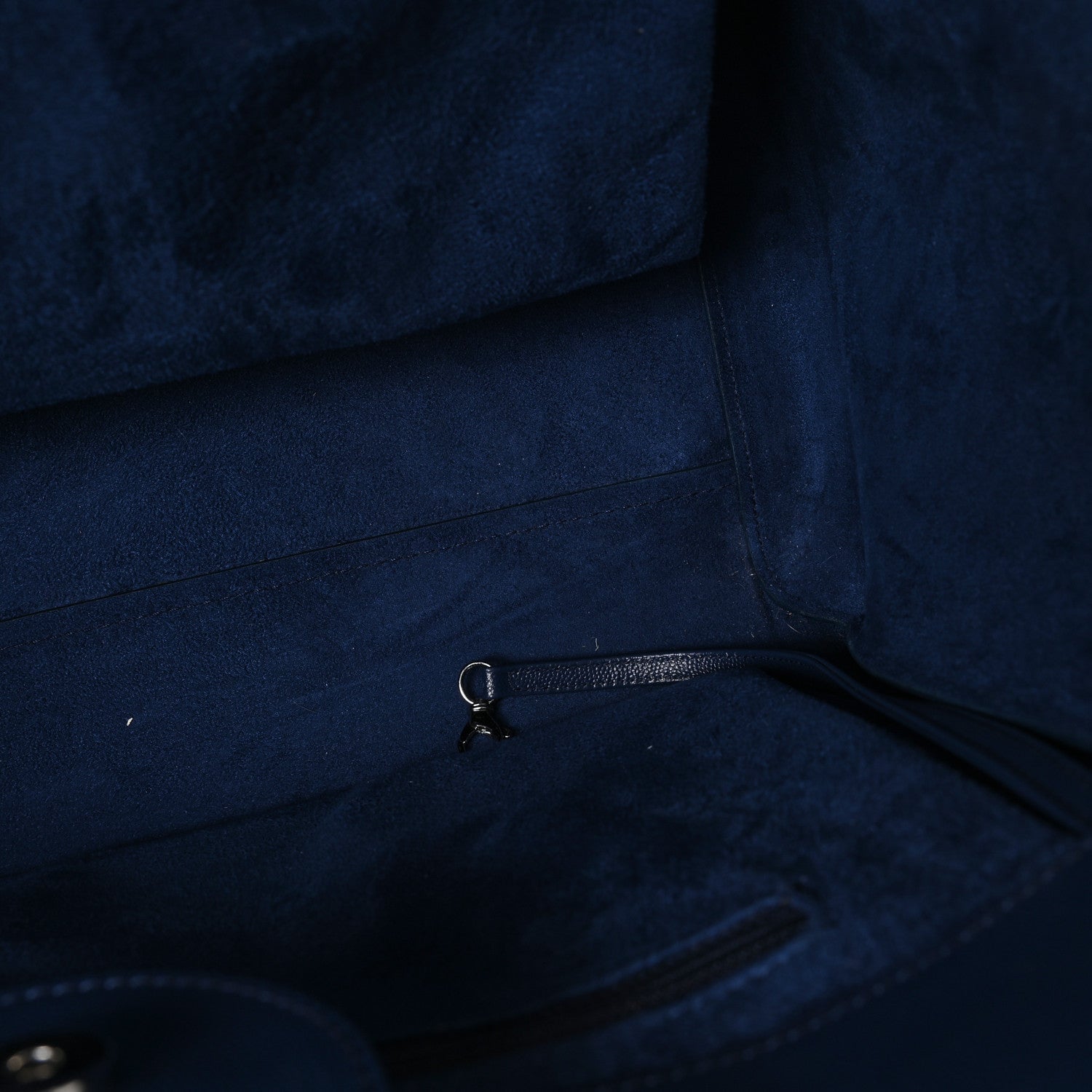 Caviar Large Studded Deauville Tote Navy