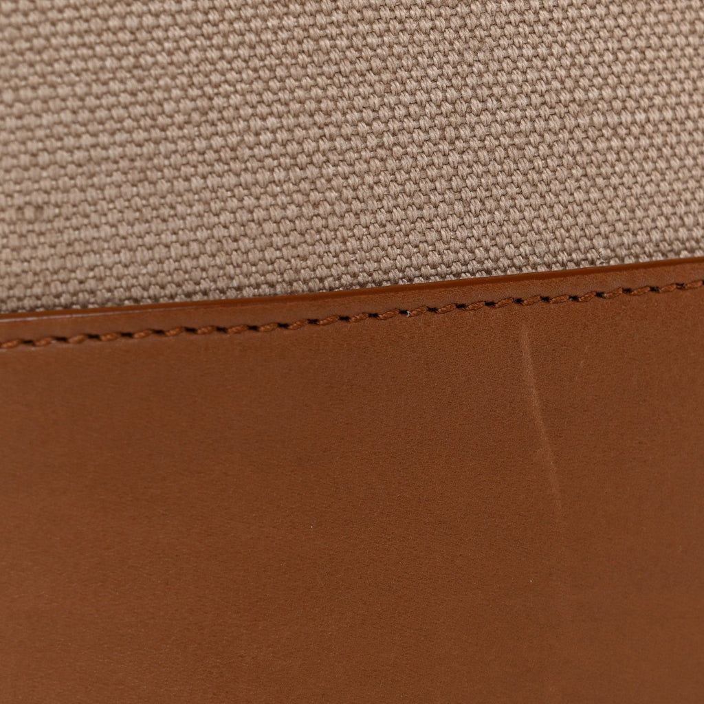 Smooth Calfskin Y Small Bucket Bag Black White Camel