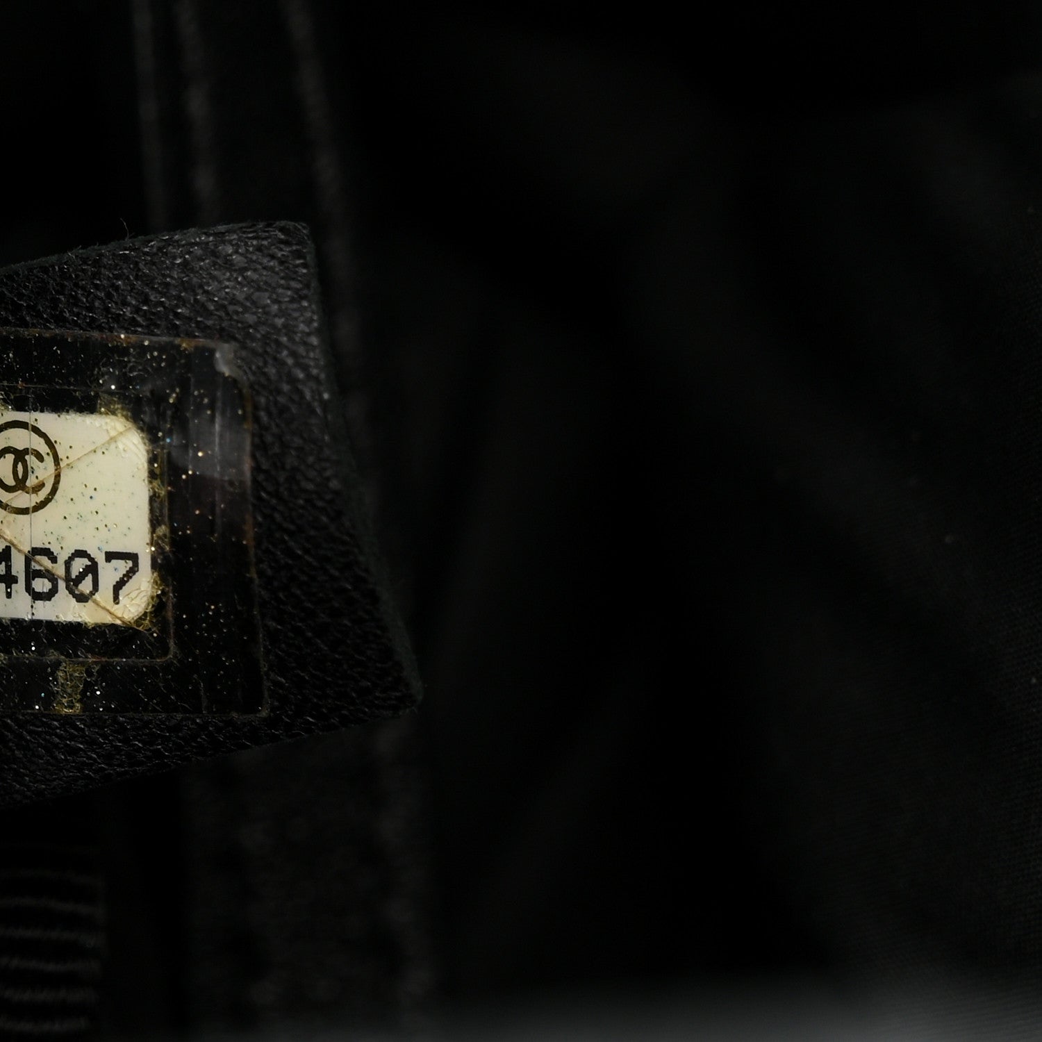 Iridescent Calfskin Quilted Chesterfield Backpack Black