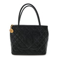 Caviar Quilted Medallion Tote