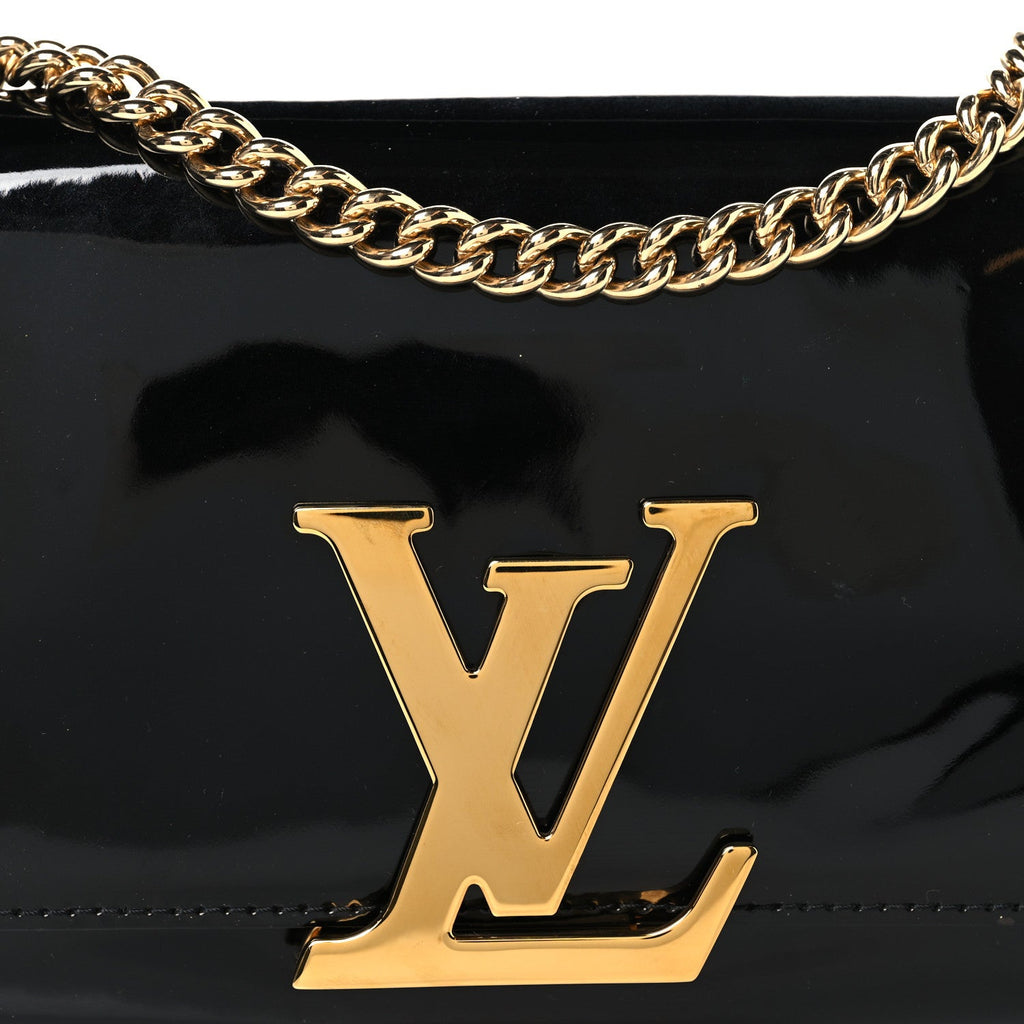 Patent Louise PM Chain Clutch Black