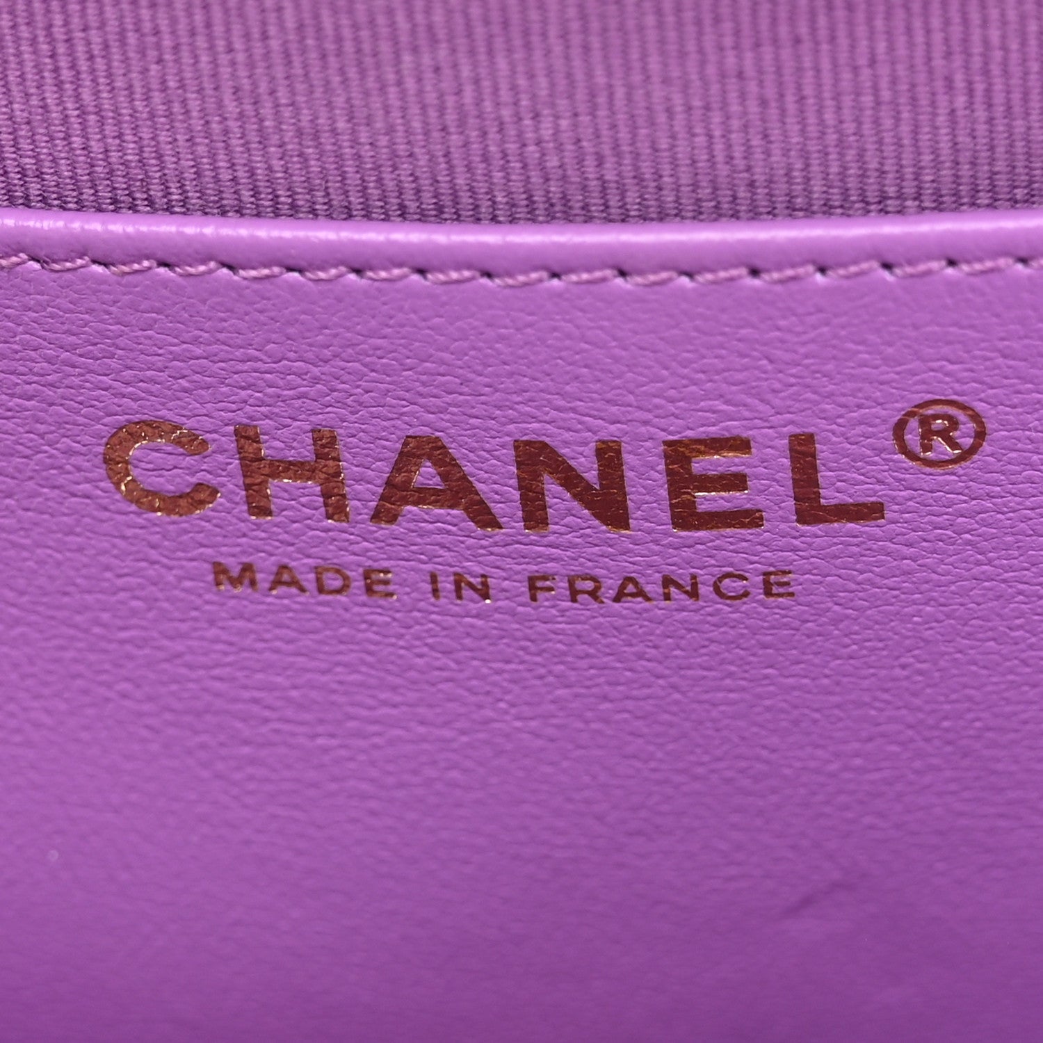 Lambskin Quilted CC In Love Heart Bag Purple