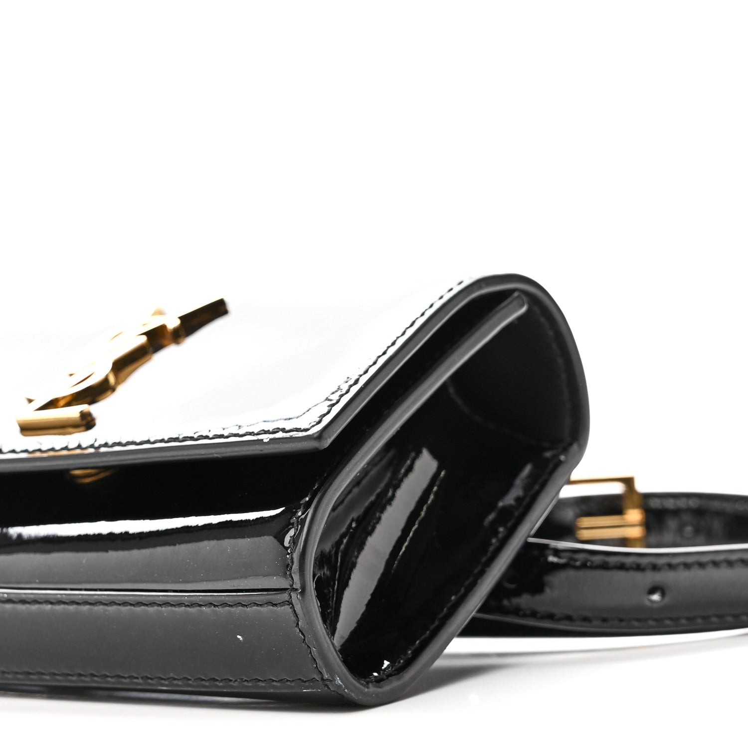 Patent Monogram Kate Belt Bag Black