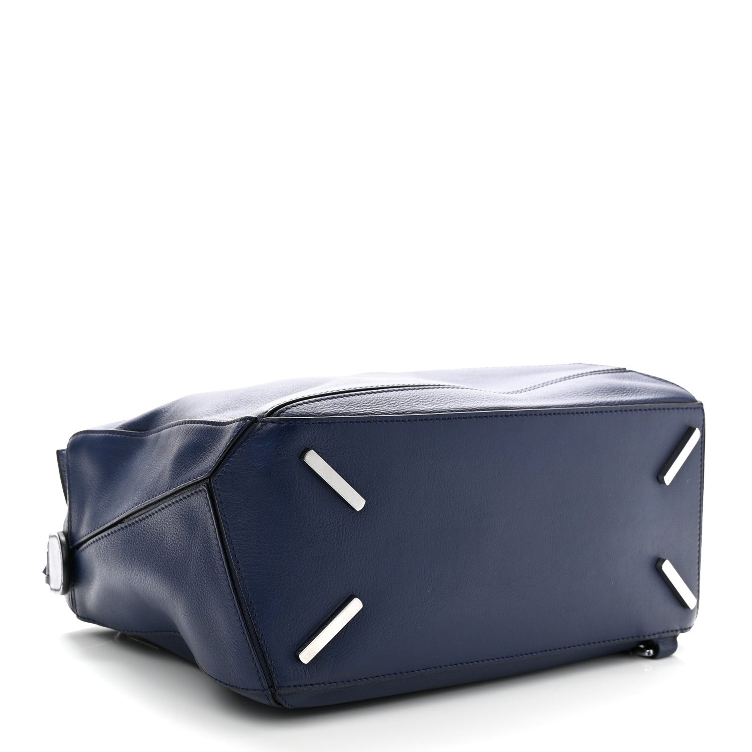 Calfskin Medium Puzzle Bag Marine