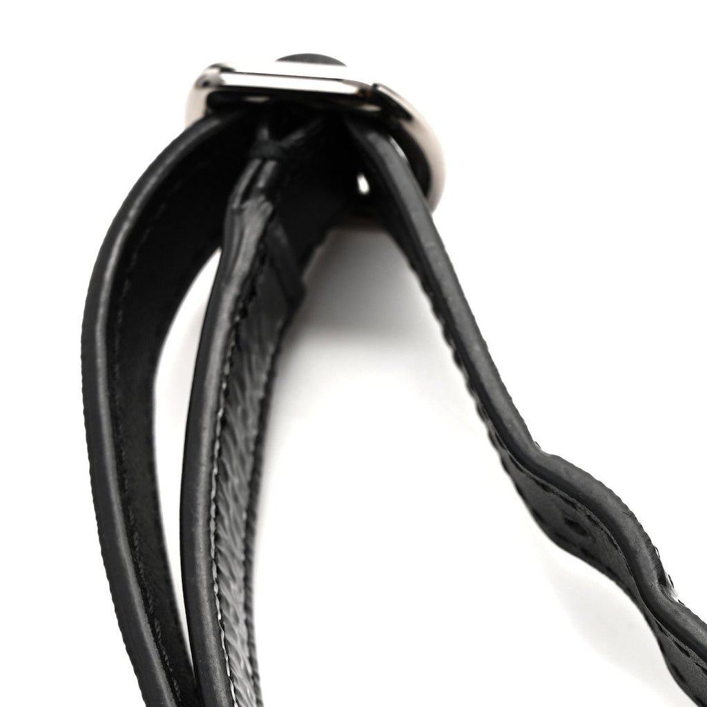 Patent Round As Earth Evening Bag Black