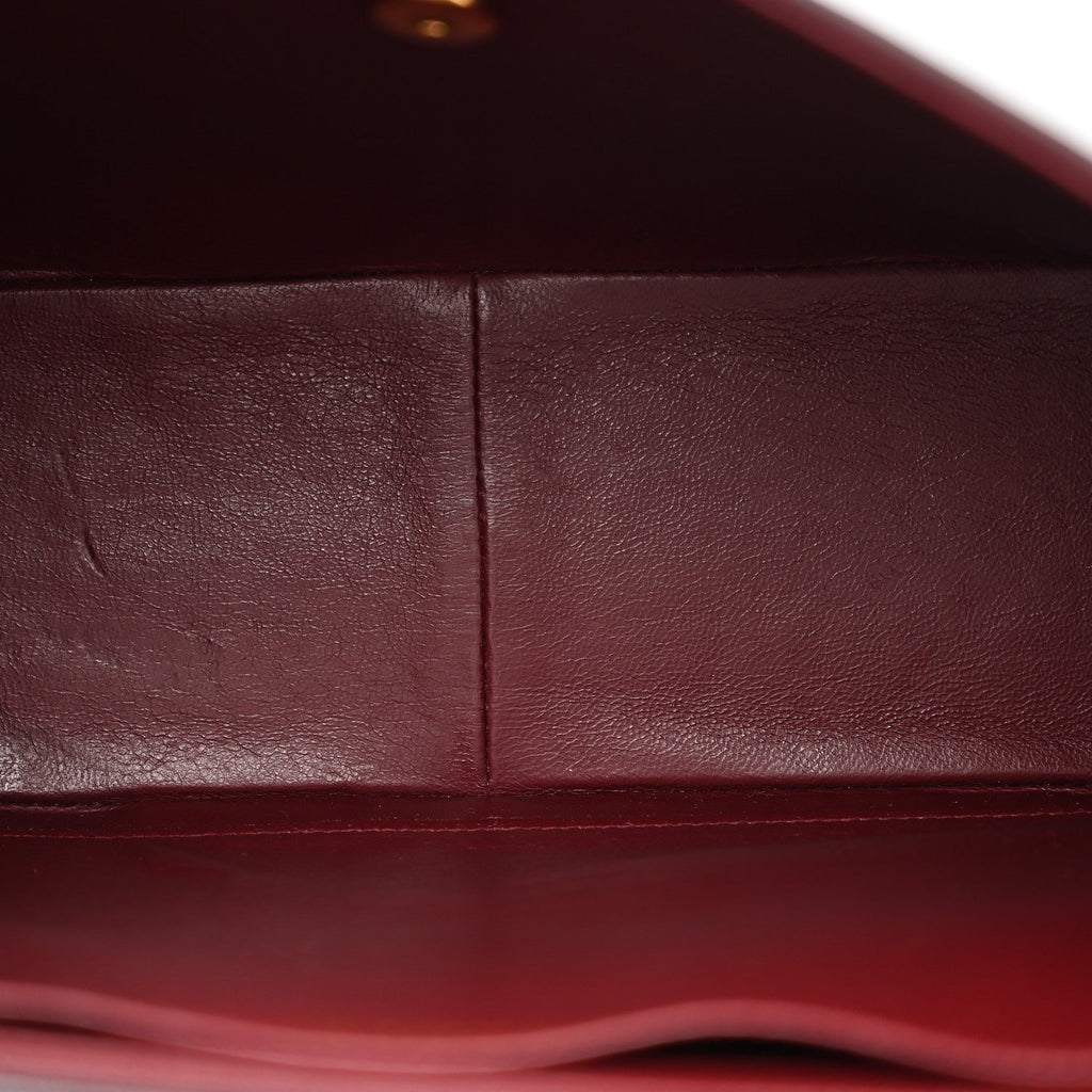 Lambskin Quilted CC Maxi Jumbo Single Flap Black Black