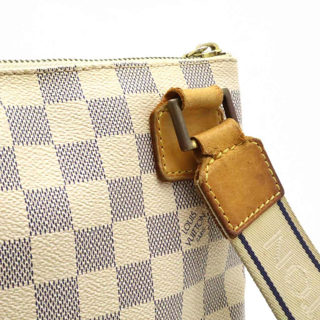 Louis Vuitton Pochette Bosphore Damier Azur Shoulder Bag