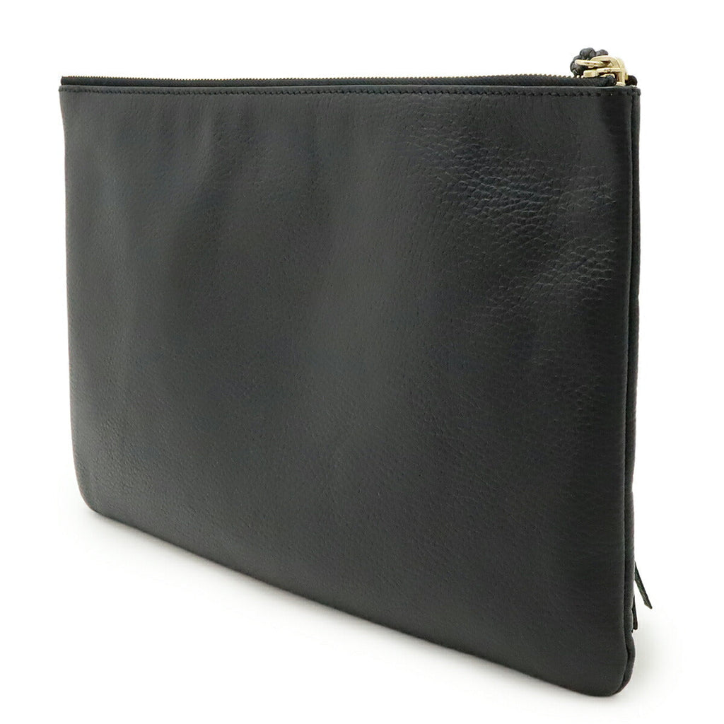 Gucci Bamboo Leather Clutch Bag