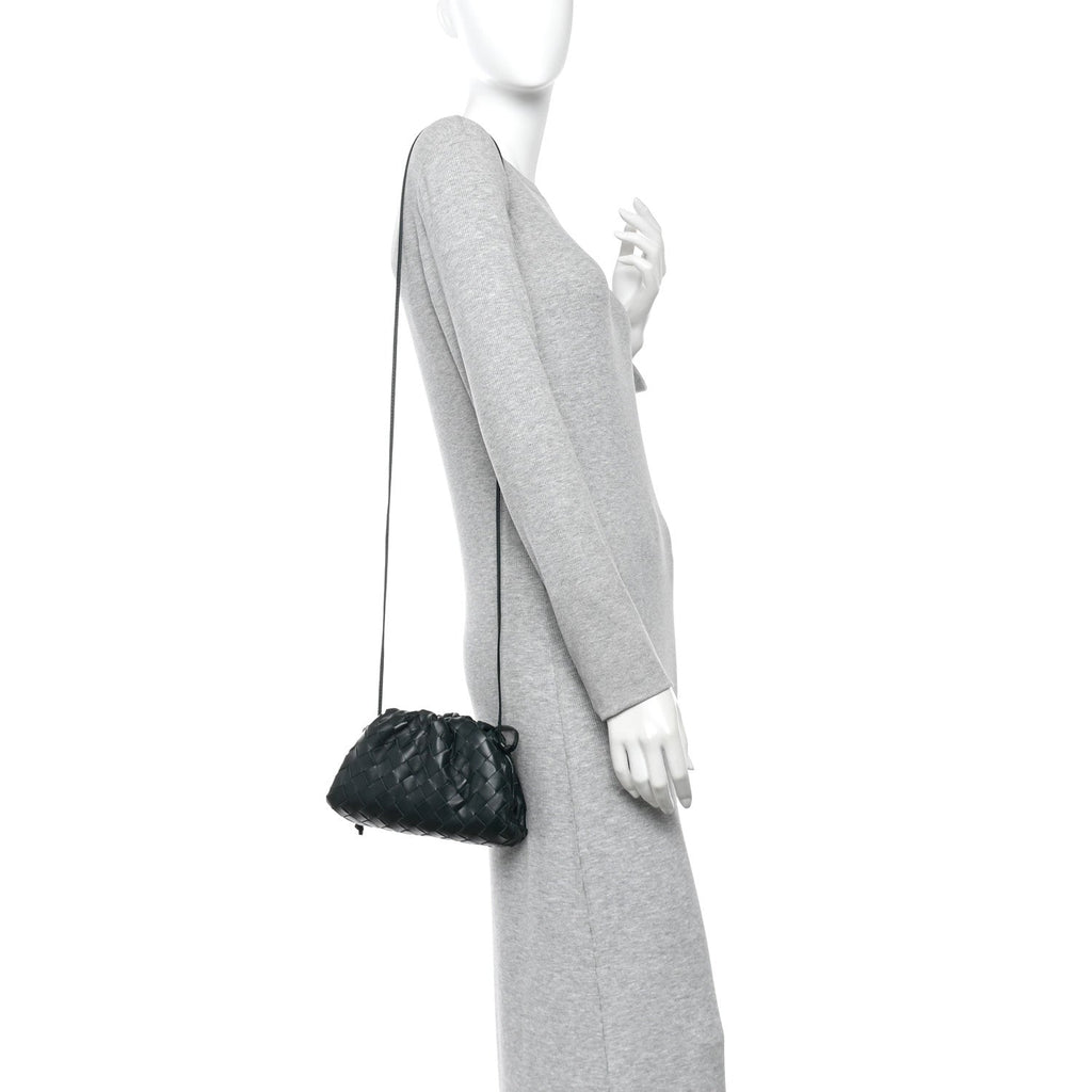 Nappa Intrecciato The Mini Pouch Raintree