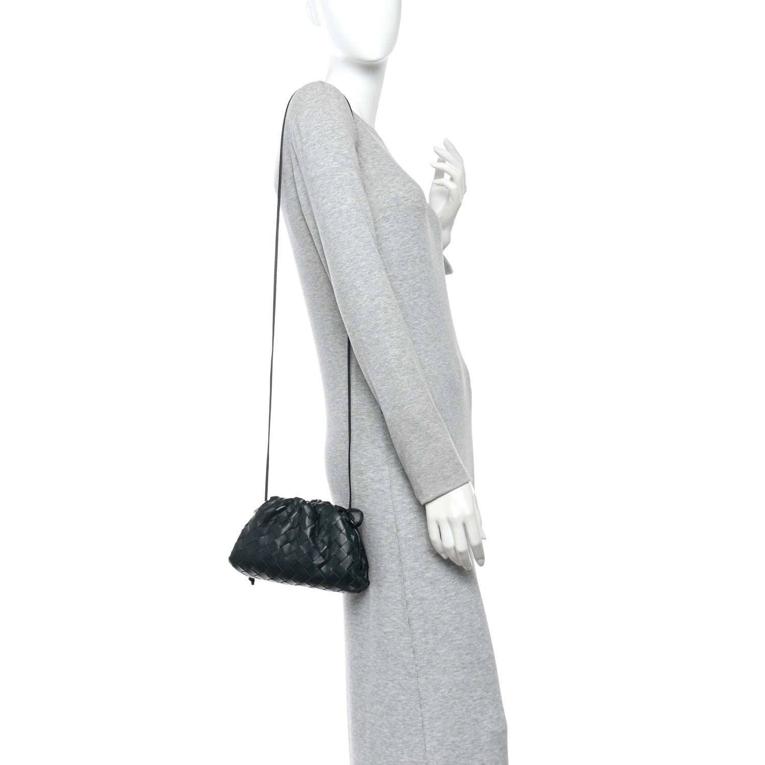 Nappa Intrecciato The Mini Pouch Raintree