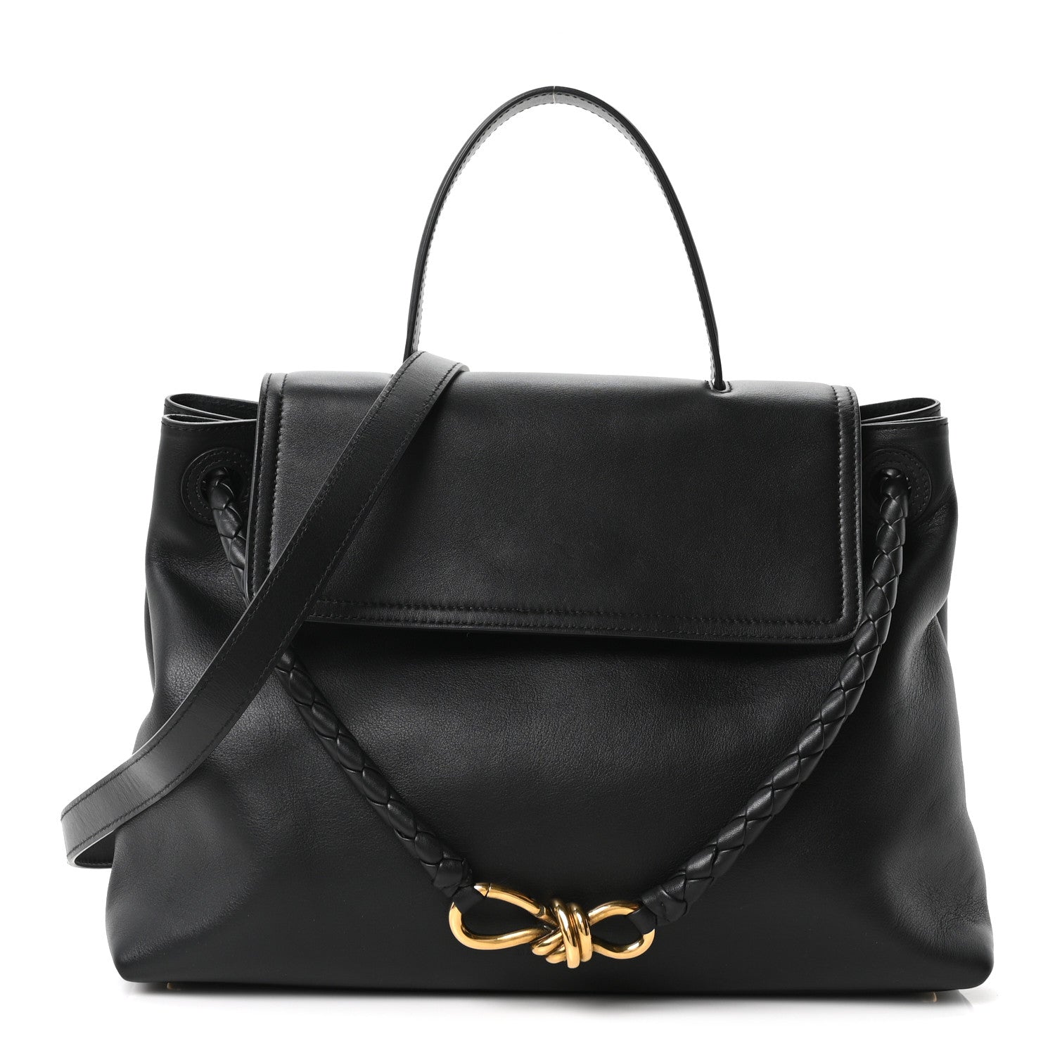 Silky Calfskin Medium Ciao Ciao Black