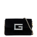 Gucci G Square Velour Shoulder Bag