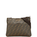 Fendi Zucca PVC Leather Shoulder Bag