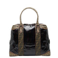 Fendi Zucca Patent PVC Tote Bag