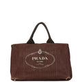 Prada Canapa Canvas Tote Bag